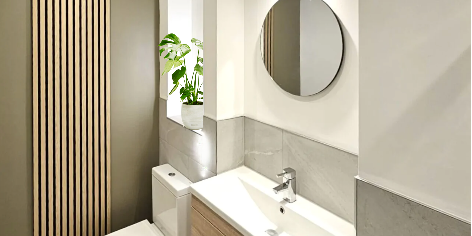 Japandi bathroom renovation, Edinburgh